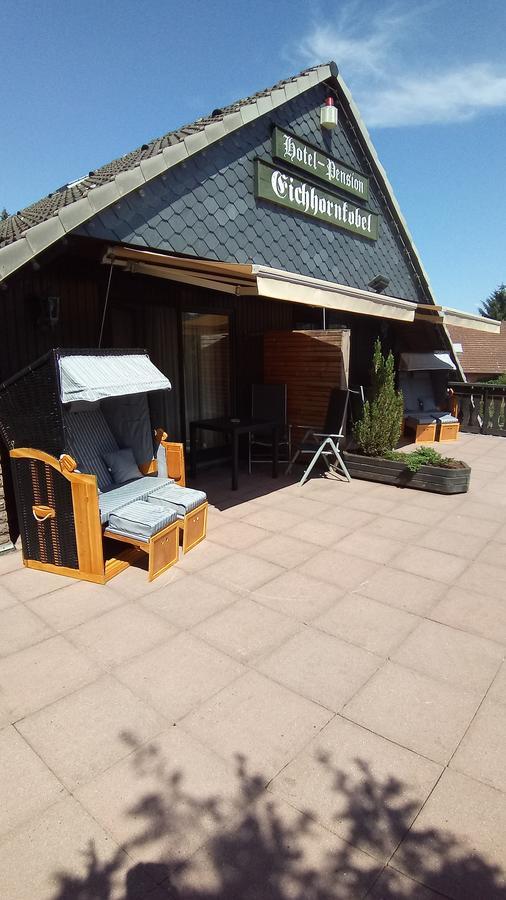 Hotel Garni Eichhornkobel Faßberg Exterior foto